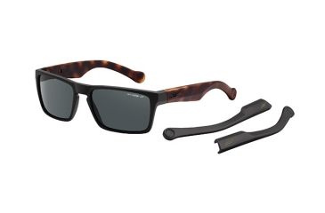 Image of Arnette Specialist Sunglasses, Matte Black Frame, Polarized Grey Lens-AN4204-02