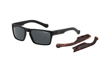 Image of Arnette Specialist Sunglasses, Matte Black Frame, Polarized Grey Lens-AN4204-02