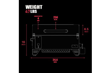 Image of ASMOKE AS350 Portable Pellet Grill and Smoker, Orange, Small, GR04076USAS