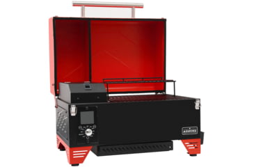 Image of ASMOKE AS350 Portable Pellet Grill and Smoker, Red, Small, GR04073USAS