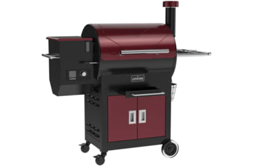 Image of ASMOKE AS750D Pellet Grill and Smoker, Burgundy, Large, GR06017USAS