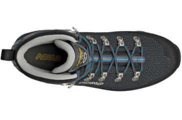 Image of Asolo Corax GV Boots - Womens, Black/Peacock Blue, 8, A12039-906-080