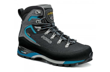 Image of Asolo Corax GV Boots - Womens, Black/Peacock Blue, 8, A12039-906-080