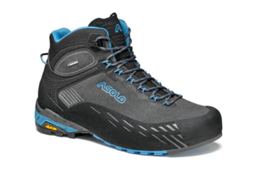 Image of Asolo Eldo Mid LTH GV Approach Shoes - Mens, Graphite/Blue Moon, 6, A01057-939-060