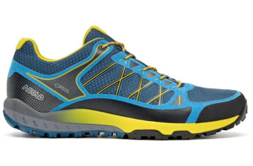 Image of Asolo Grid GV Boots - Mens, Indian Teal/Yellow, 12, A40500-898-120