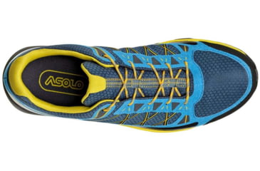 Image of Asolo Grid GV Boots - Mens, Indian Teal/Yellow, 12, A40500-898-120