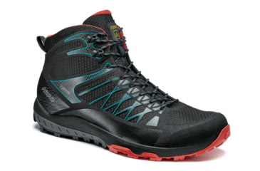 Image of Asolo Grid Mid GV Hiking Shoes - Mens, Black/Red, 9.5 US, A40516-392-095