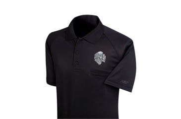 Image of Aspgear ASP Eagle Instructor Shirt Black - Silver Gray Embroidery, 09921