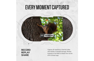 Image of ATN Binox 6 Dual Multispectral 6-48x25mm Thermal Imaging Binocular w/Built-in Laser Rangefinder, 50 Hz, 256x192, Black, MSBNB6225A