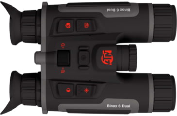 Image of ATN Binox 6 Dual Multispectral 6-48x25mm Thermal Imaging Binocular w/Built-in Laser Rangefinder, 50 Hz, 256x192, Black, MSBNB6225A