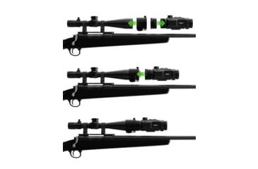 Image of ATN TICO 6 Scope 1x44m Thermal Clip On, 53.5 mm Clamp, Black, ACCOSMS44534G6