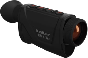 Image of ATN BlazeHunter Pro 4-32x35mm Thermal Monocular w/Built-in Laser Rangefinder, 50 Hz, 384x288, Black, TIMNBLH335LRF