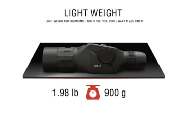Image of ATN OTS 4T, 4-40x, 640x480, Thermal Viewer w/ Full HD Video rec, WiFi, Smooth zoom, iOS/Android Controlling App, Black, TIMNO4644A