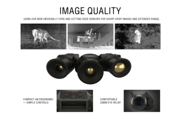 Image of ATN OTS LT 320 2-4x Thermal Viewer, 25mm, 320x240, Black, TIMNOLT319X