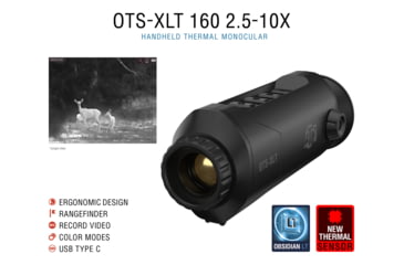 Image of ATN OTS-XLT 2.5-10x Thermal Viewer, 25mm, 160x120, Black, TIMNOXL125X