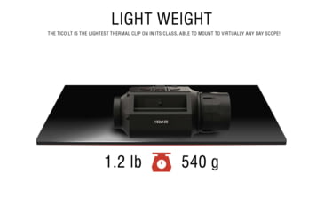 Image of ATN TICO LT 160 1 - 2x25 mm Thermal Clip-On, 160x120, Black, TICOTLT125X
