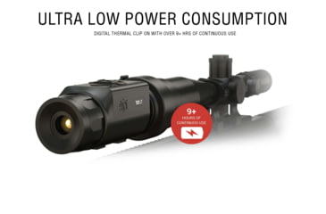 Image of ATN TICO LT 320 1.5 - 3x50 mm Thermal Clip-On,320x240, Black, TICOTLT350X