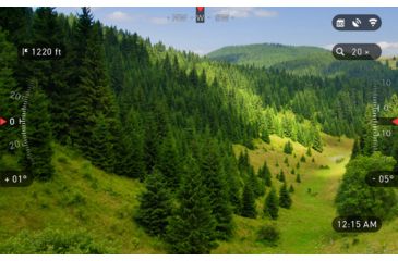 Image of ATN X-Spotter HD 20-80x Smart Day/Night Spotting Scope w/Video Recording, Wi-Fi, GPS, Smartphone Control via App, Green/Black DGSSHD2080