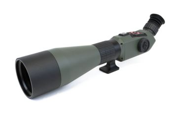 Image of ATN X-Spotter HD 20-80x Smart Day/Night Spotting Scope w/Video Recording, Wi-Fi, GPS, Smartphone Control via App, Green / Black DGSSHD2080