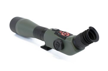 Image of ATN X-Spotter HD 20-80x Smart Day/Night Spotting Scope w/Video Recording, Wi-Fi, GPS, Smartphone Control via App, Green / Black DGSSHD2080