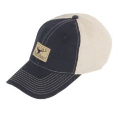 Image of Avery Outdoors AWE 2-Tone Cotton Twill Cap,Navy/Tan 44223