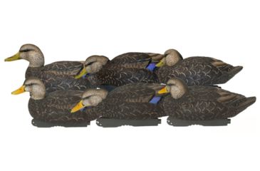 Image of Avery Outdoors PG XD Series Black Ducks-Harvester Pack, 1/2 dozen, Realistic Postures, 76106