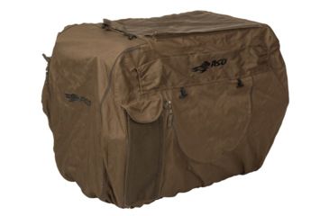 Image of Avery Outdoors Quick Set Kennel Cover, Marsh Brown, Large 2622