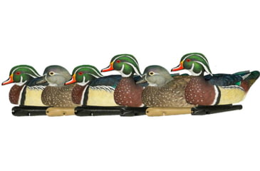 Image of Avian X Top Flight Duck Decoy, Wood Duck Floater 6 pk., 8083, AVX-AVX8083