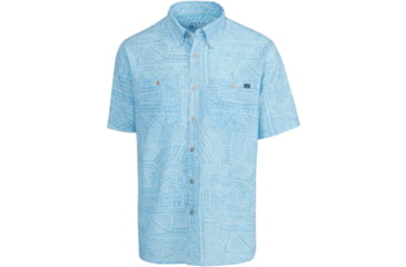 Image of AVID Sportswear Baja Perfromance Short Sleeve Shirt - Mens, Clearwater Sky, Extra Large, MV12404CWSXL