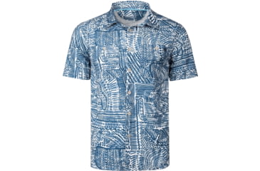 Image of AVID Sportswear Baja Perfromance Short Sleeve Shirt - Mens, White, Large, MV12404WHTLG