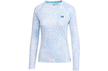 Image of AVID Sportswear Beachwood Avidry Long Sleeve Shirt - Womens, Clearwater Sky, Small/Medium, WK12404CWSSM