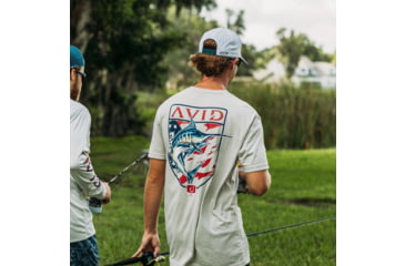 Image of AVID Sportswear Bill Of Rights T-Shirt - Mens, Heather Silver, Small/Medium, MT32404HSVSM