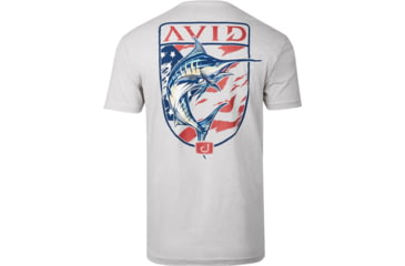 Image of AVID Sportswear Bill Of Rights T-Shirt - Mens, Heather Silver, Small/Medium, MT32404HSVSM