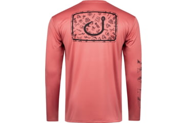 Image of AVID Sportswear Blackbeard Icon Avidry Long Sleeve Shirt - Mens, Brick, 2XL, MK32424BRK2X
