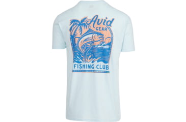 Image of AVID Sportswear Fishing Club T-Shirt - Mens, Seafoam, Medium, MT12406SFMMD