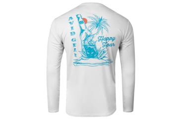 Image of AVID Sportswear Happy Hour Avidry Long Sleeve Shirt - Mens, Glacier, Medium, MK32426GLGMD