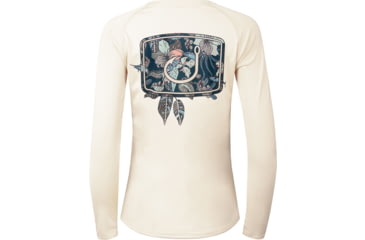 Image of AVID Sportswear Islamorada Icon Avidry Long Sleeve Shirt - Womens, Bone, Extra Small, WK32406BONXS