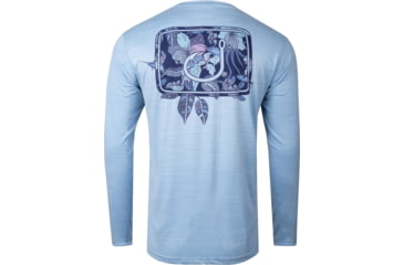 Image of AVID Sportswear Islamorada Icon Pacifico Long Sleeve Shirt - Mens, Sky, 2XL, MK32436SKY2X