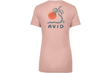 Image of AVID Sportswear Island Queen T-Shirt - Womens, Desert Pink, Extra Small, WT12301DPKXS