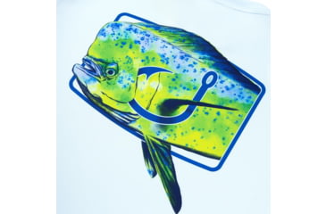 Image of AVID Sportswear Mahi Hook Avidry Long Sleeve Shirt - Mens, Ice Blue, Large, MK12420IBLLG