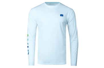 Image of AVID Sportswear Mahi Hook Avidry Long Sleeve Shirt - Mens, Ice Blue, Large, MK12420IBLLG