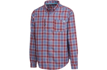 Image of AVID Sportswear Newport Flannel Shirt - Mens, Claret, Small/Medium, MV32305CLRSM