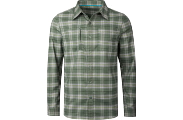 Image of AVID Sportswear Newport Flannel Shirt - Mens, Cypress, Extra Large, MV32401CYPXL