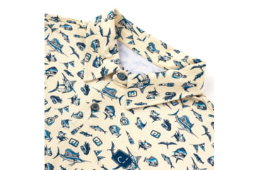 Image of AVID Sportswear Offshore Pacifico Polo - Mens, Bone, Extra Large, MK32414BONXL