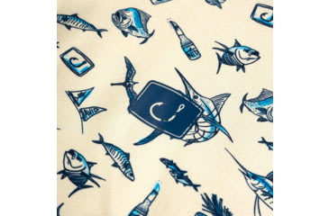 Image of AVID Sportswear Offshore Pacifico Polo - Mens, Bone, Extra Large, MK32414BONXL