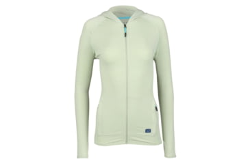 Image of AVID Sportswear Pacifico Performance Zip Hoodie - Womens, Green Fig, Medium, WK12327GRFMD