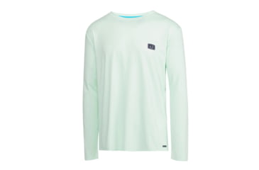 Image of AVID Sportswear Payout Avidry Long Sleeve Shirt - Mens, Seafoam, Medium, MK12427SFMMD