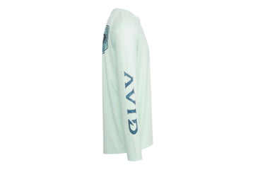Image of AVID Sportswear Payout Avidry Long Sleeve Shirt - Mens, Seafoam, Medium, MK12427SFMMD