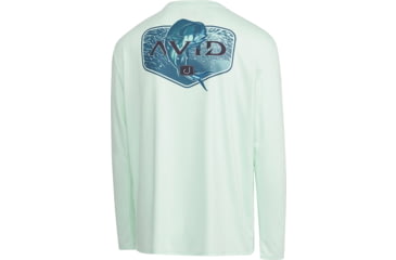 Image of AVID Sportswear Payout Avidry Long Sleeve Shirt - Mens, Seafoam, Medium, MK12427SFMMD
