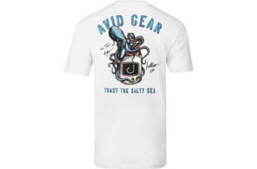 Image of AVID Sportswear Salty Seas T-Shirt - Mens, White, Small/Medium, MT32408WHTSM